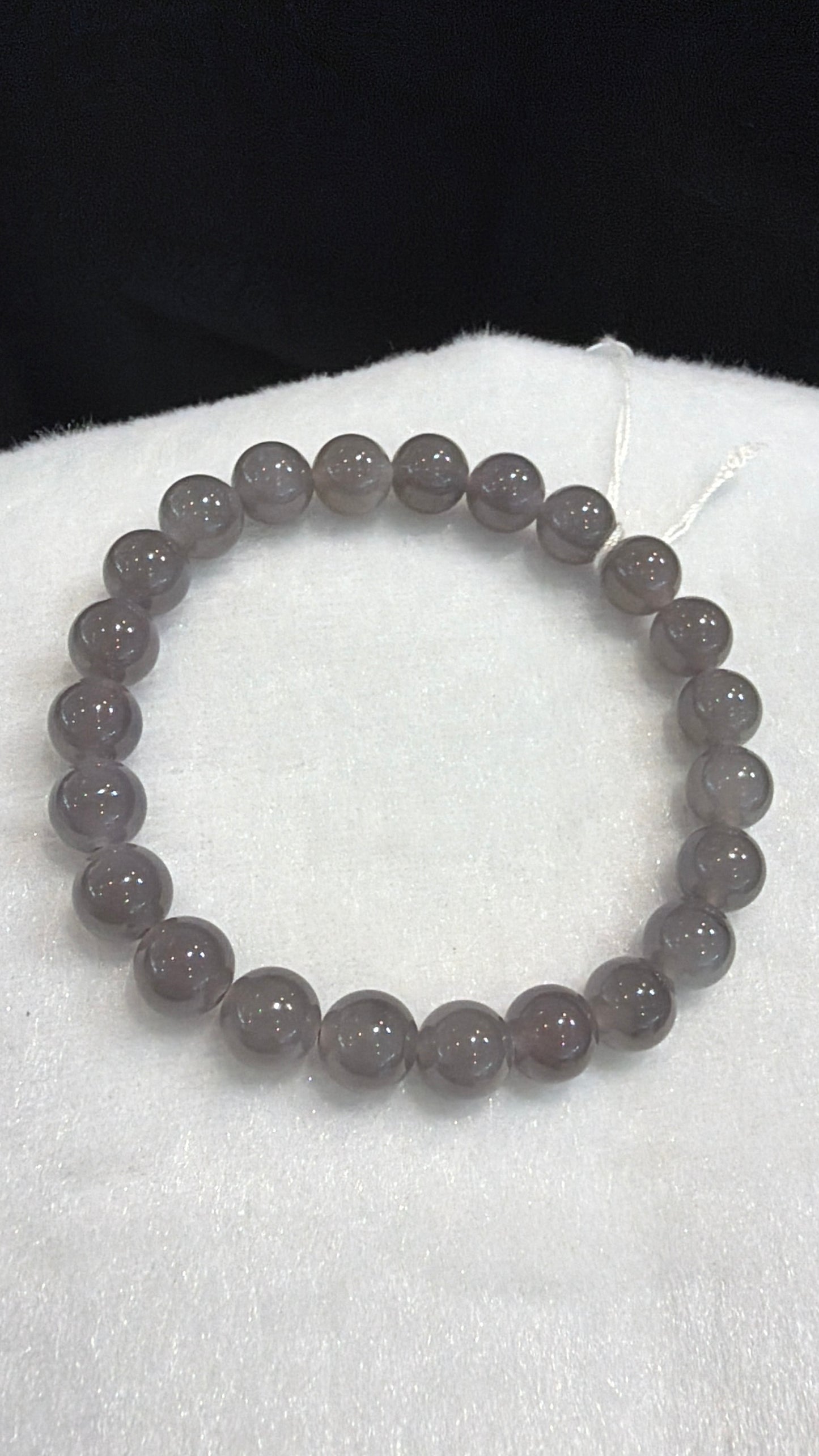 Grey Harmony Hetian Jade Bracelet