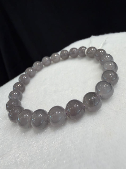 Grey Harmony Hetian Jade Bracelet