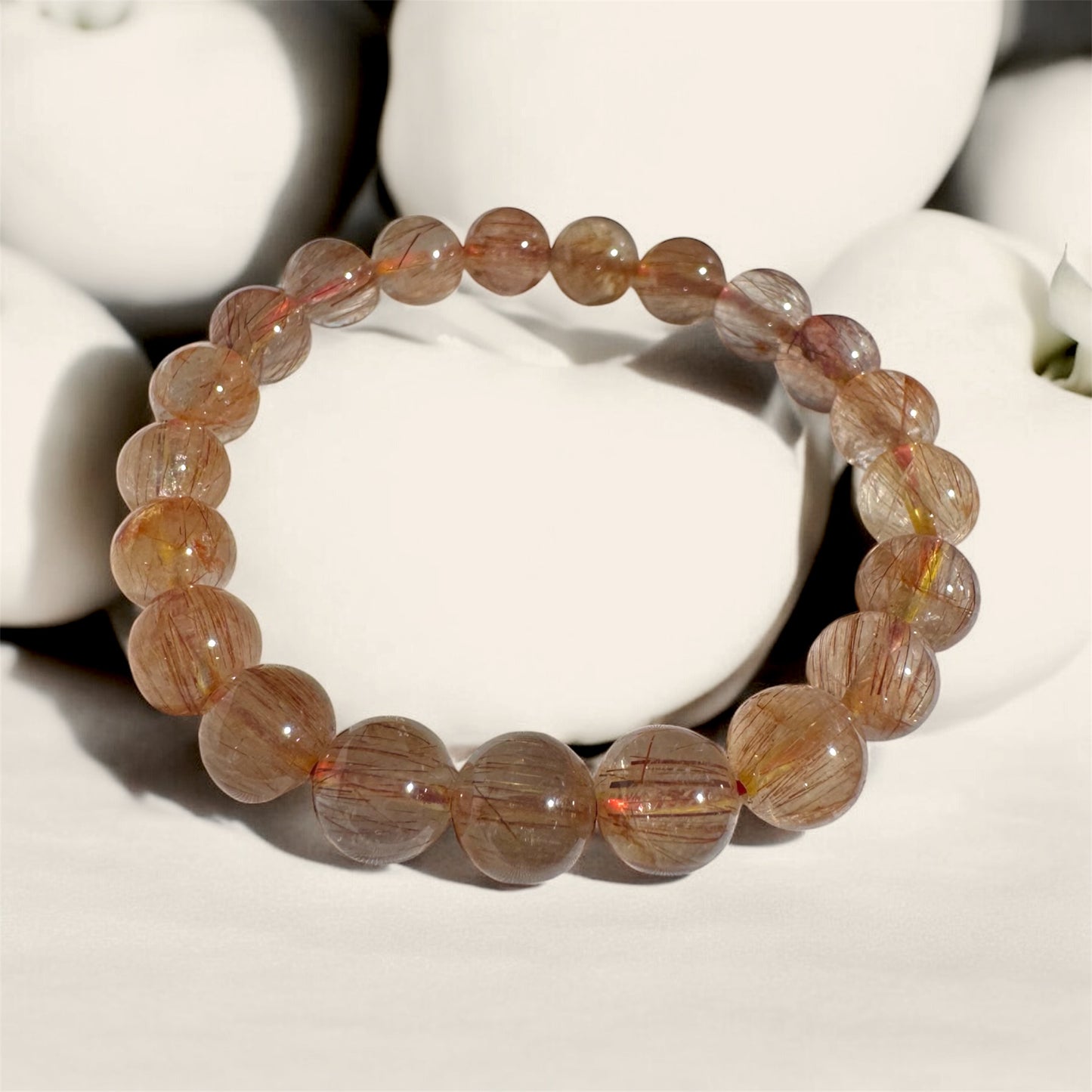 Red Rutilated Quartz - Thạch anh tóc đỏ