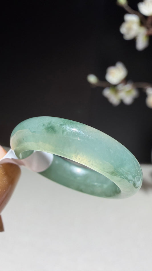 Natural Grade A Myanmar Green Jadeite Jade Ring
