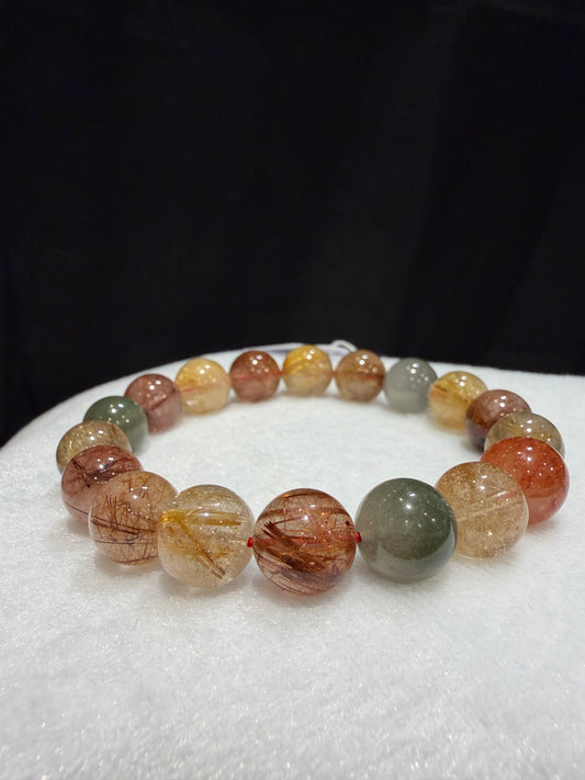 Vibrant Multicolor Rutilated Quartz