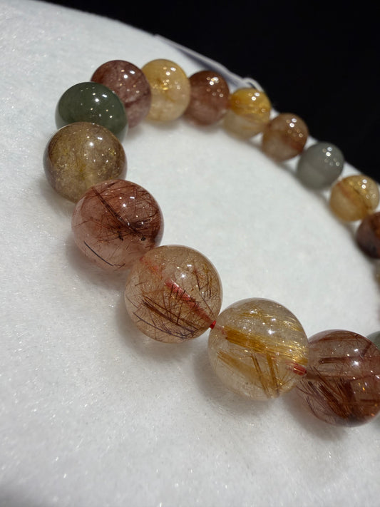 Vibrant Multicolor Rutilated Quartz