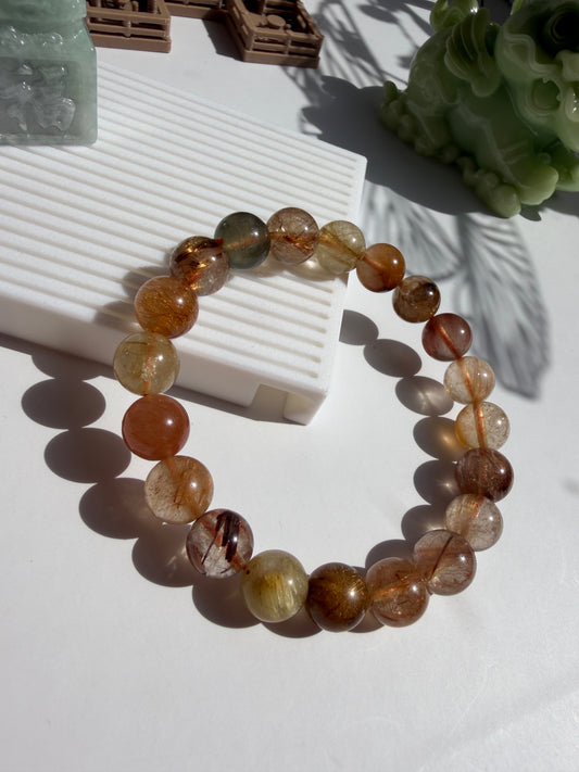 Multi Color Rutilated Quartz - Vòng Thạch Anh Tóc