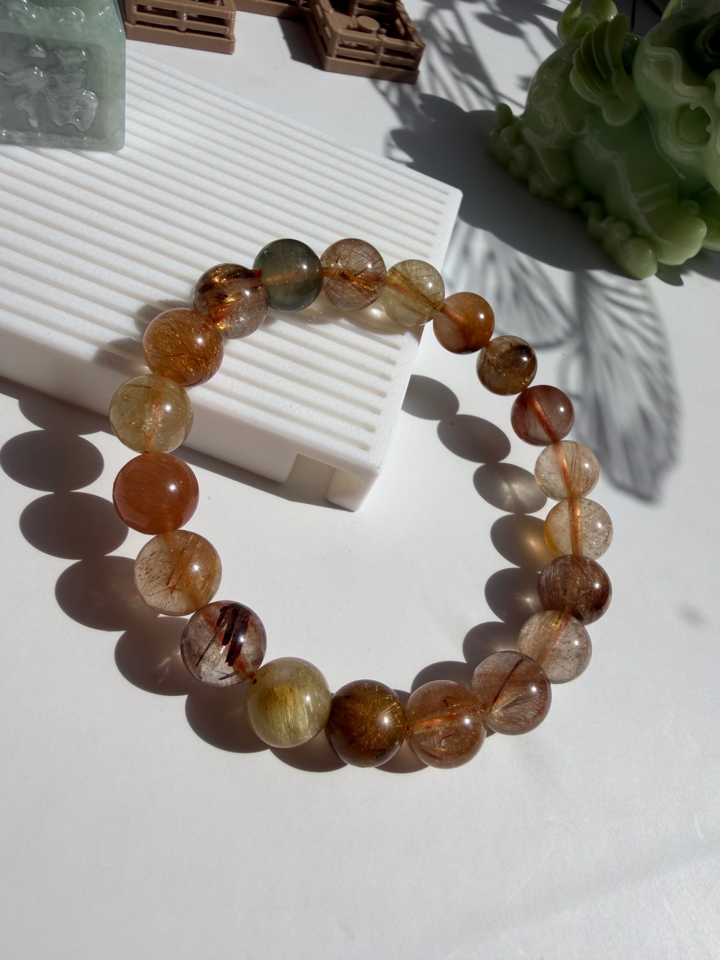 Multi Color Rutilated Quartz - Vòng Thạch Anh Tóc