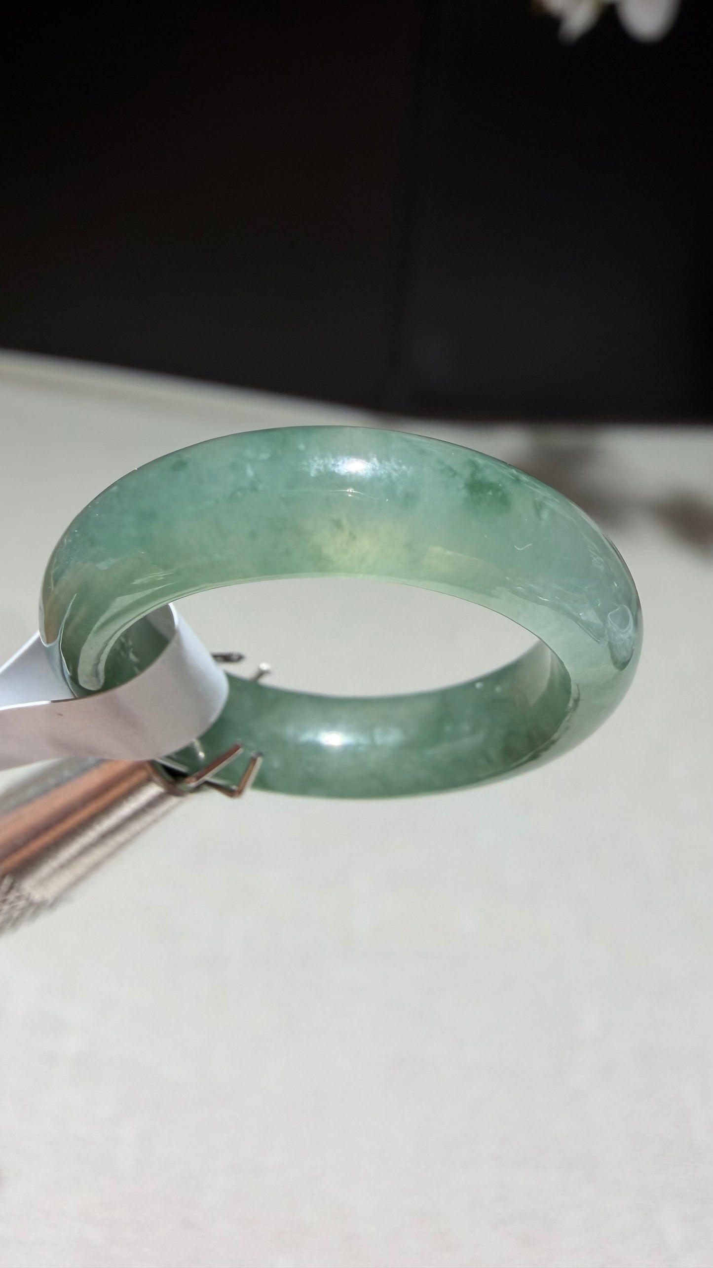 Natural Grade A Myanmar Green Jadeite Jade Ring
