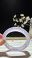 Natural Violet Agate Bangle