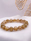 Bronze Rutilated Quartz - Vòng Thạch Anh Tóc Nâu Đồng