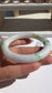 Certified Grade A Myanmar Jadeite Jade Bangle – Glutinous Green Bloom