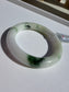 Certified Grade A Myanmar Jadeite Jade Bangle – Glutinous Green Bloom