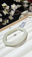 Natural White Nephrite Jade Bangle | Classic Elegance