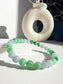 Natural Jade Bracelet – Green & Lavender Jade