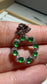 Guatemalan Green Jadeite Floral Wreath Pendant – Natural Grade A Jade & S925 Silver