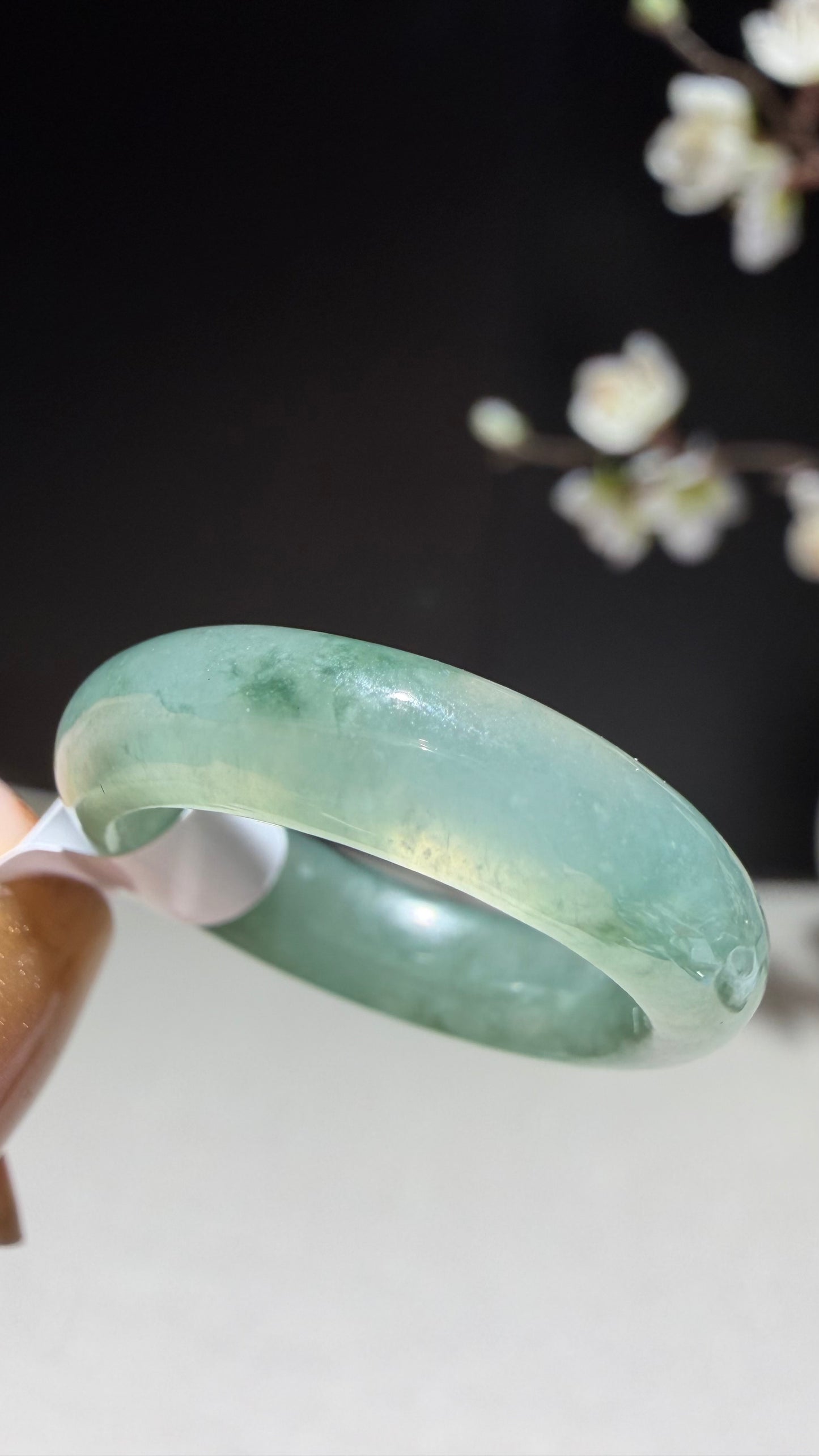 Natural Grade A Myanmar Green Jadeite Jade Ring