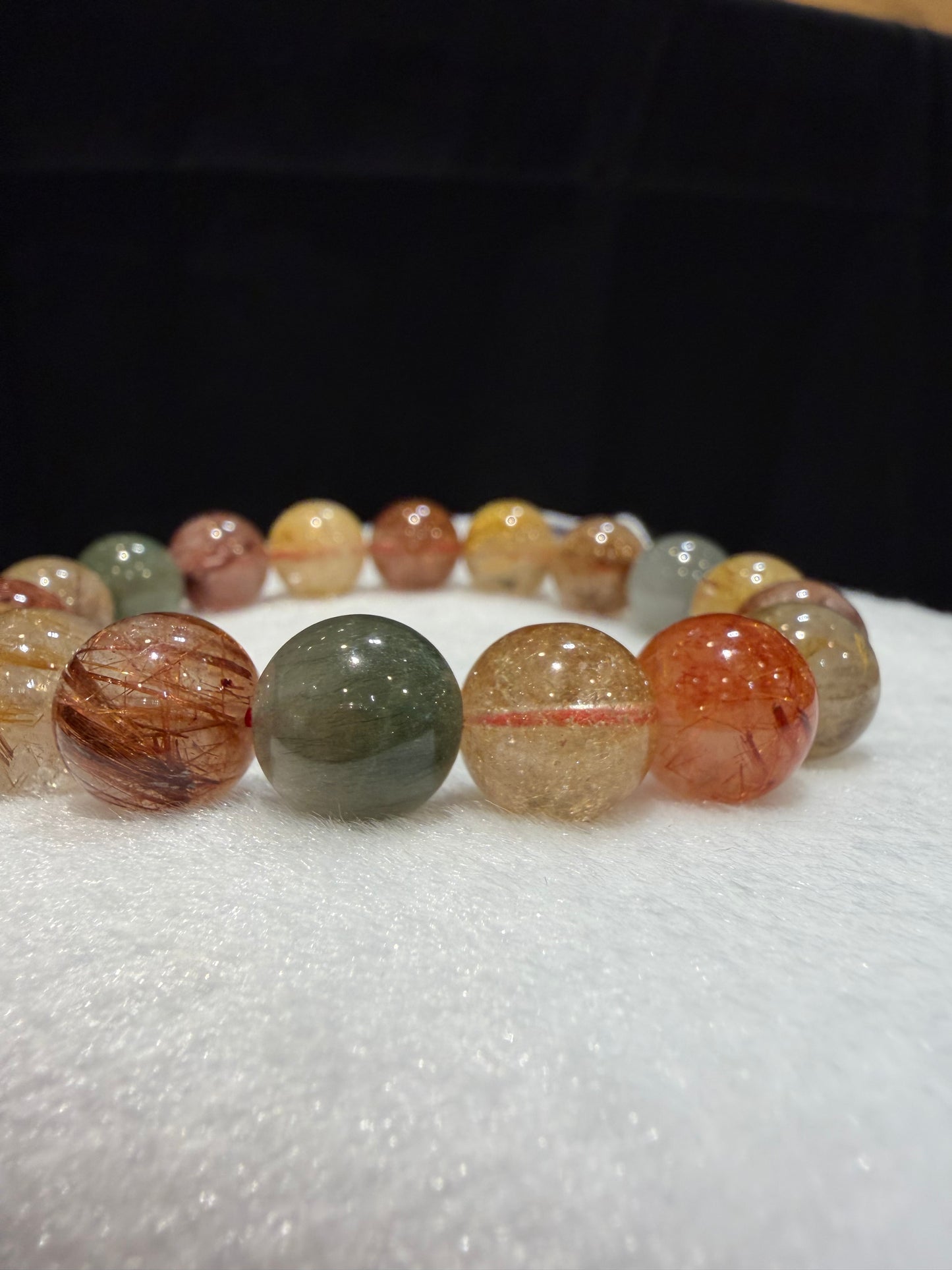 Vibrant Multicolor Rutilated Quartz