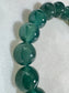 Guatemalan Icy Jadeite Jade Bracelet — Deep Ocean Glow (Natural Type A)