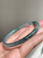 Blue Icy Jadeite Jade Bangle - Vòng Cẩm Thạch Băng Hoa Bay Lam