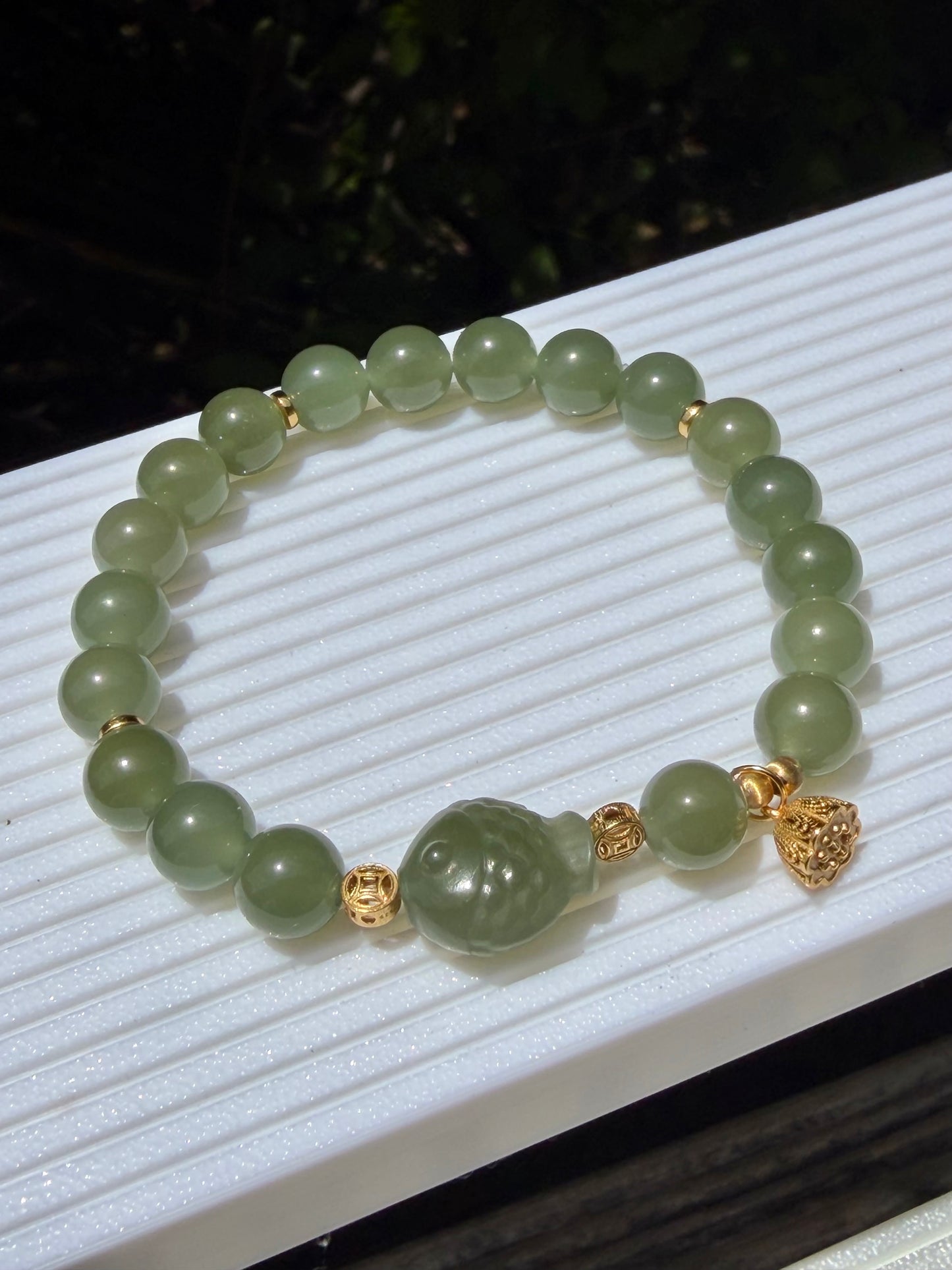 Green Hetain Jade Prosperity Bracelet