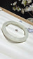 Natural White Nephrite Jade Bangle | Classic Elegance