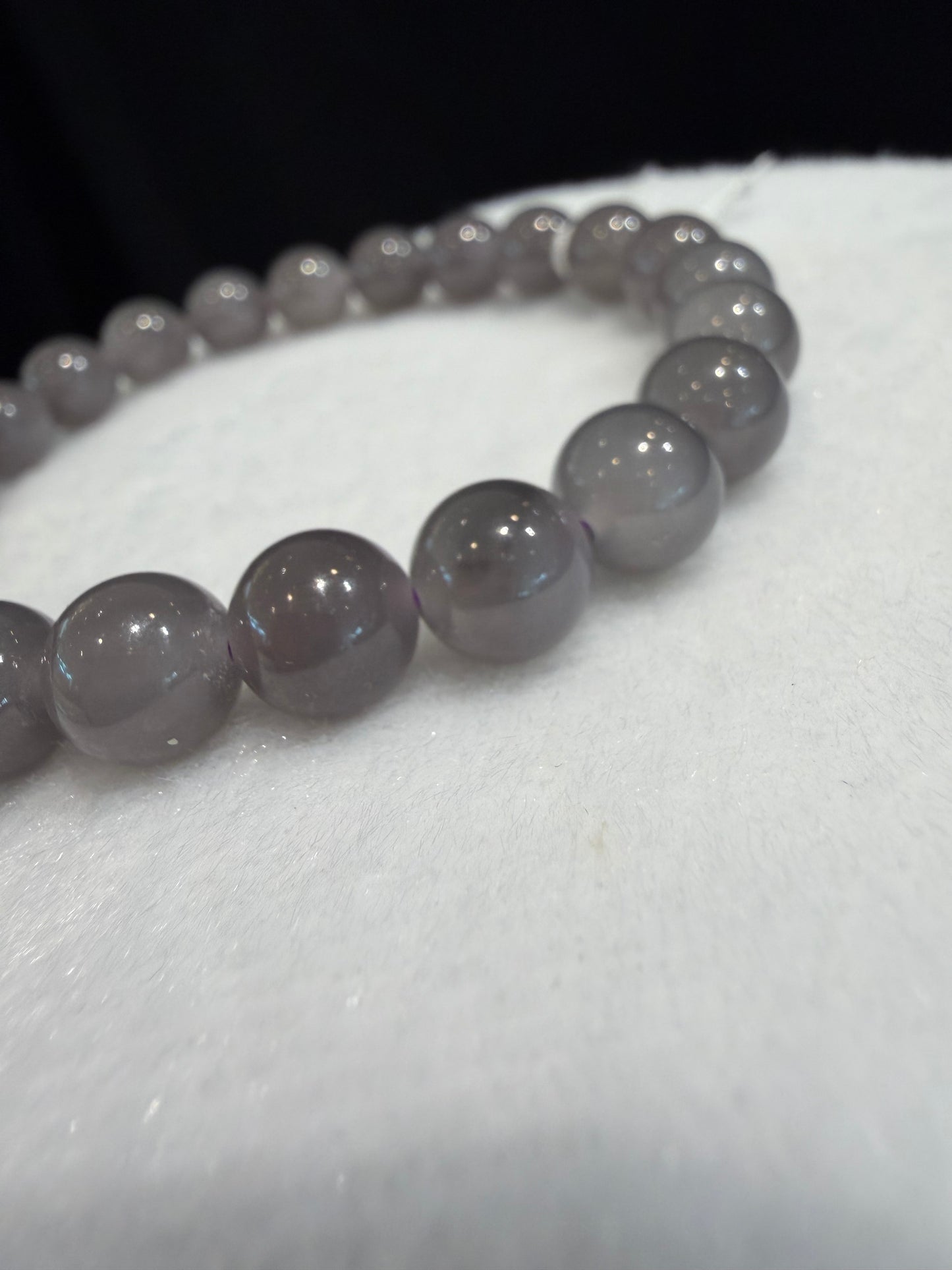 Grey Harmony Hetian Jade Bracelet