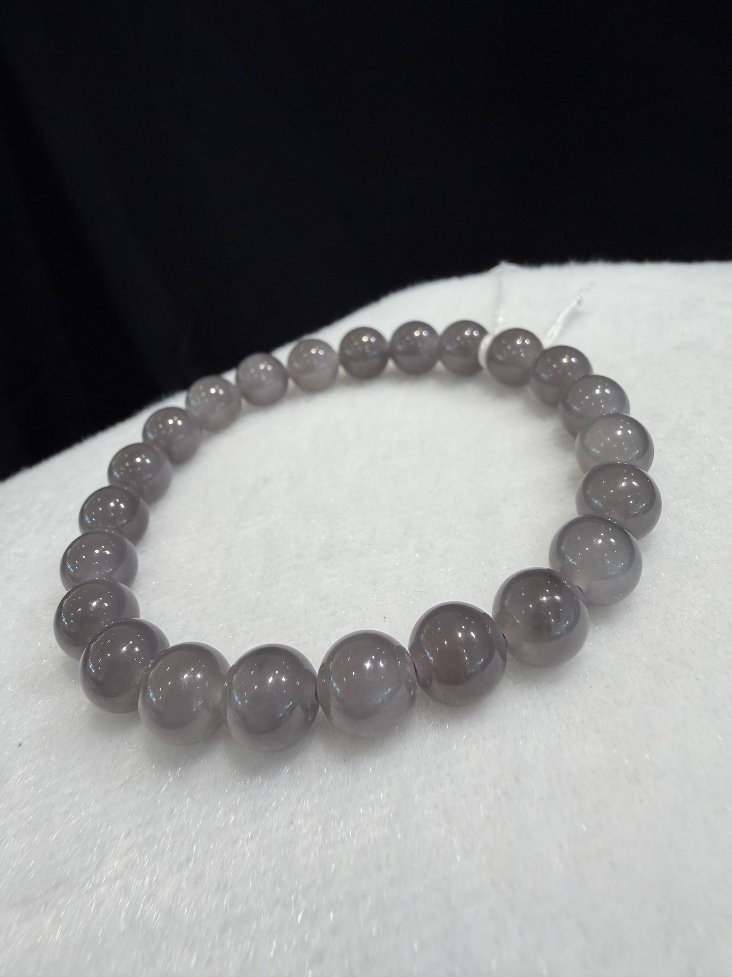 Grey Harmony Hetian Jade Bracelet