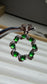 Guatemalan Green Jadeite Floral Wreath Pendant – Natural Grade A Jade & S925 Silver