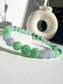 Natural Jade Bracelet – Green & Lavender Jade