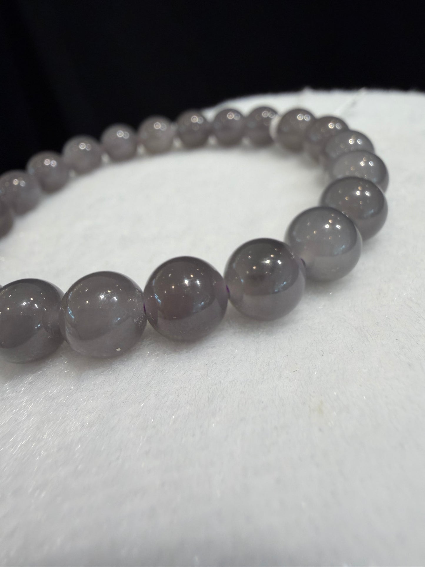 Grey Harmony Hetian Jade Bracelet