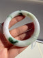 Certified Grade A Myanmar Jadeite Jade Bangle – Glutinous Green Bloom