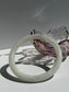 White Glutinous Pure White Jade Bangle