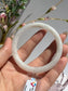 White Glutinous Pure White Jade Bangle