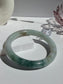 White-Blue Glutinous Jade Bangle