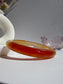Honey Amber Gradient Glow Natural Agate Bangle