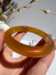 Golden Honey Glow Natural Agate Bangle