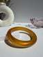 Golden Honey Glow Natural Agate Bangle