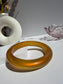 Golden Honey Glow Natural Agate Bangle