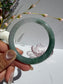 Natural Misty Green Serenity Jadeite Jade Bangle