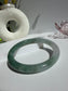 Natural Misty Green Serenity Jadeite Jade Bangle