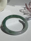 Natural Misty Green Serenity Jadeite Jade Bangle