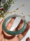 Natural Misty Green Serenity Jadeite Jade Bangle