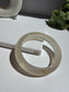 Natural Agate Bangle Soft Frosted Blush