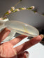 Natural Agate Bangle Soft Frosted Blush