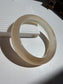 Natural Agate Bangle Peach Mist Glow