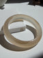 Natural Agate Bangle Peach Mist Glow