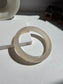 Natural Agate Bangle Soft Blush Elegance