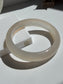Natural Agate Bangle Soft Blush Elegance