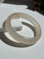 Natural Agate Bangle Soft Blush Elegance