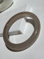 Natural Agate Bangle Soft Grey Serenity
