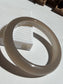 Natural Agate Bangle Soft Grey Serenity