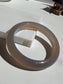 Natural Agate Bangle Gray Mist Grace