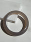 Natural Agate Bangle Gray Mist Grace